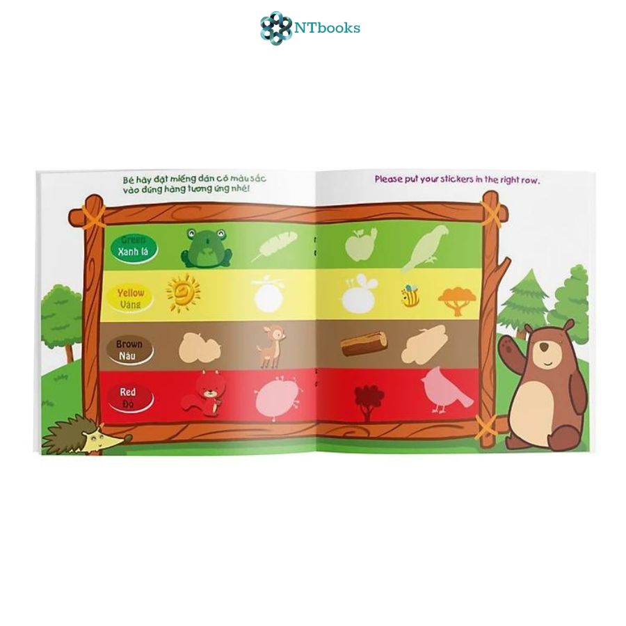 Sách Miếng dán Thông minh cho bé (Phát triển EQ - IQ) - My First Sticker Book - Trọn bộ 6 cuốn