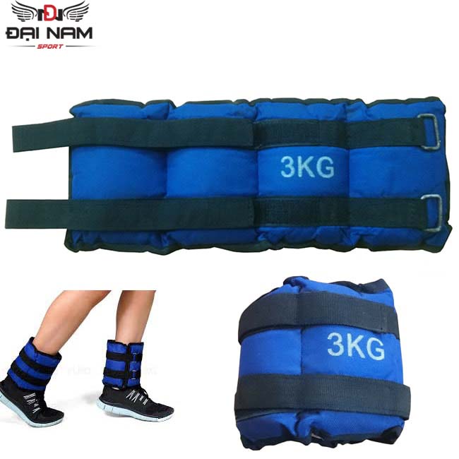 Bộ 2 Băng Tạ Cát 5kg Đeo Chân Tay Hỗ Trợ Tập Luyện Thể Thao,Chạy Bộ Cao Cấp Đại Nam Sport