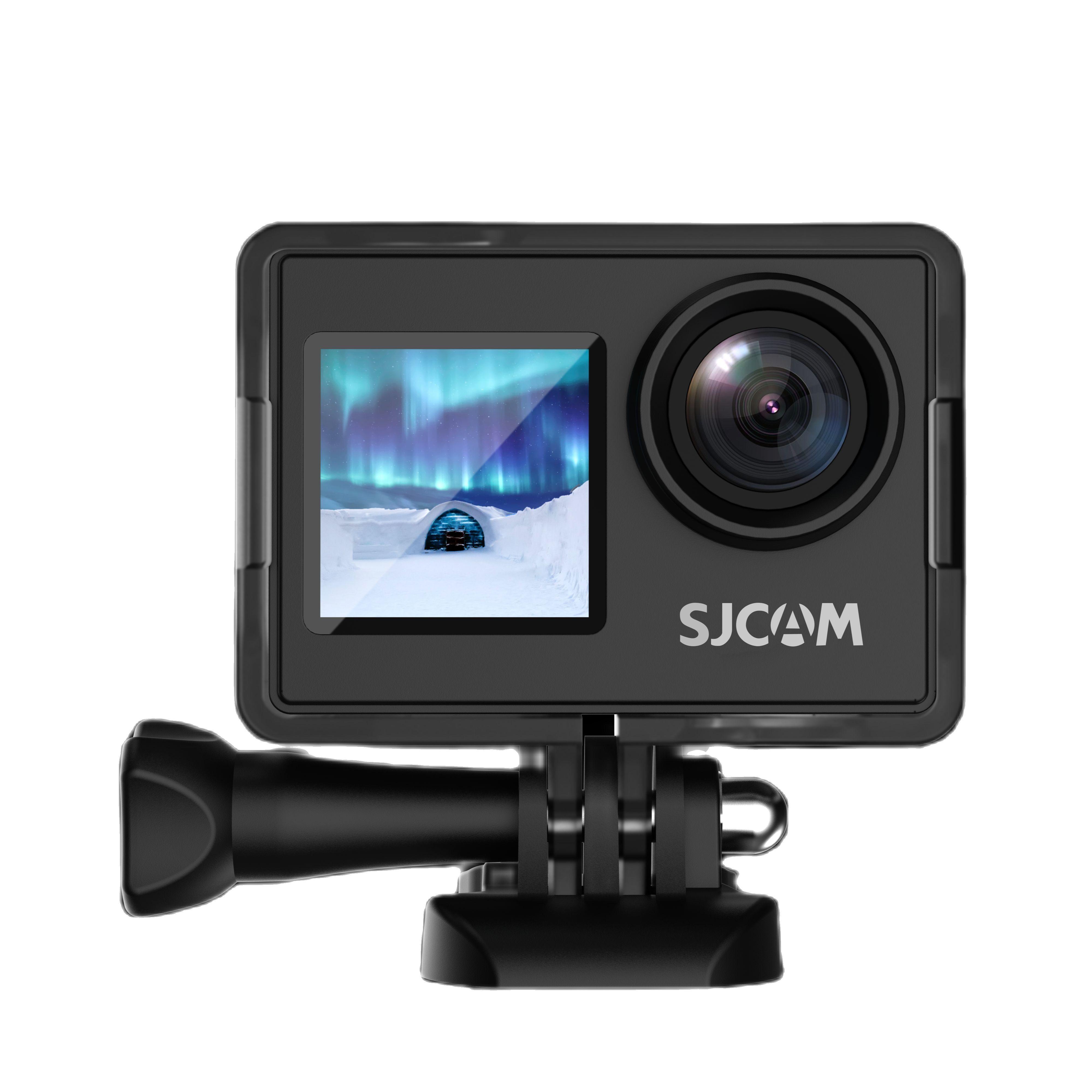 Máy ảnh hành động SJCAM SJ4000 Màn hình kép 4K 30PFS WiFi Motorcycle Xe đạp Mũ bảo hiểm Waterproof Sports Video DV Máy ảnh 4K