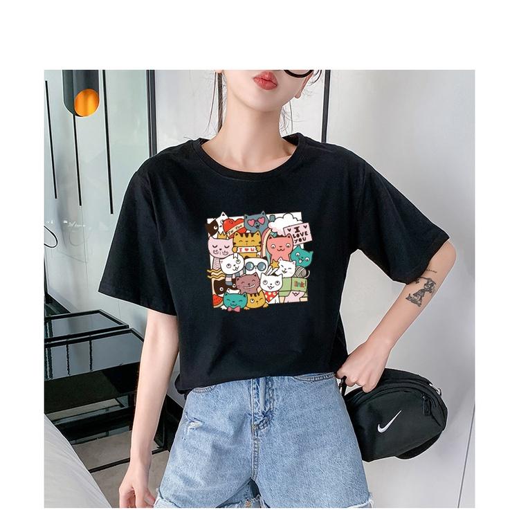 Áo tay lỡ ĐỘI QUÂN CUTE xinh xắn dáng rộng unisex
