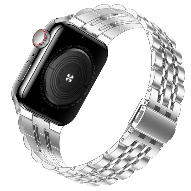 Dây Đeo Thép Luxury Dành Cho Apple Watch Series 1-8 Size 42/44/45mm, Apple Watch Ultra 49mm Steel Band_ Hàng Chính Hãng