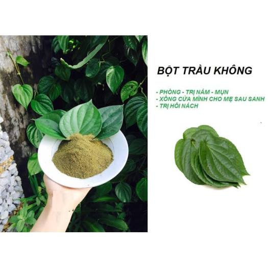 Bột lá trầu không xông hơ sau sinh dạng túi lọc (handmade) giúp làm sạch khuẩn, ngừa nấm ngứa, giảm mùi hôi