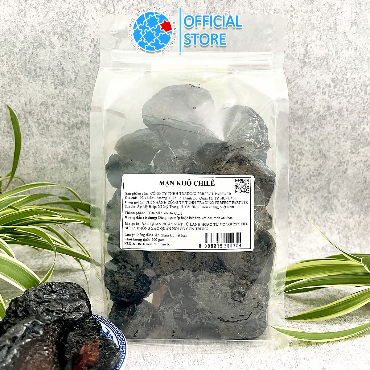 Combo 2 túi Mận Khô Trading Perfect Partner - Nhập khẩu từ Chile