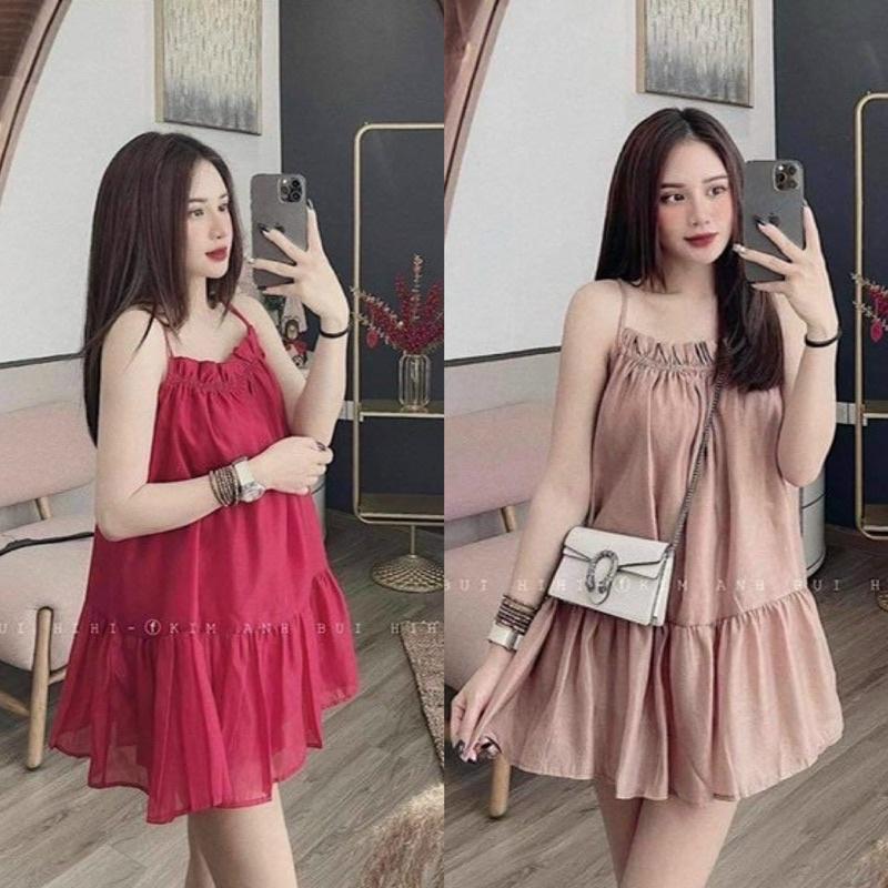 SET ÁO HAI DÂY CỔ YẾM KÈM QUẦN SHORT