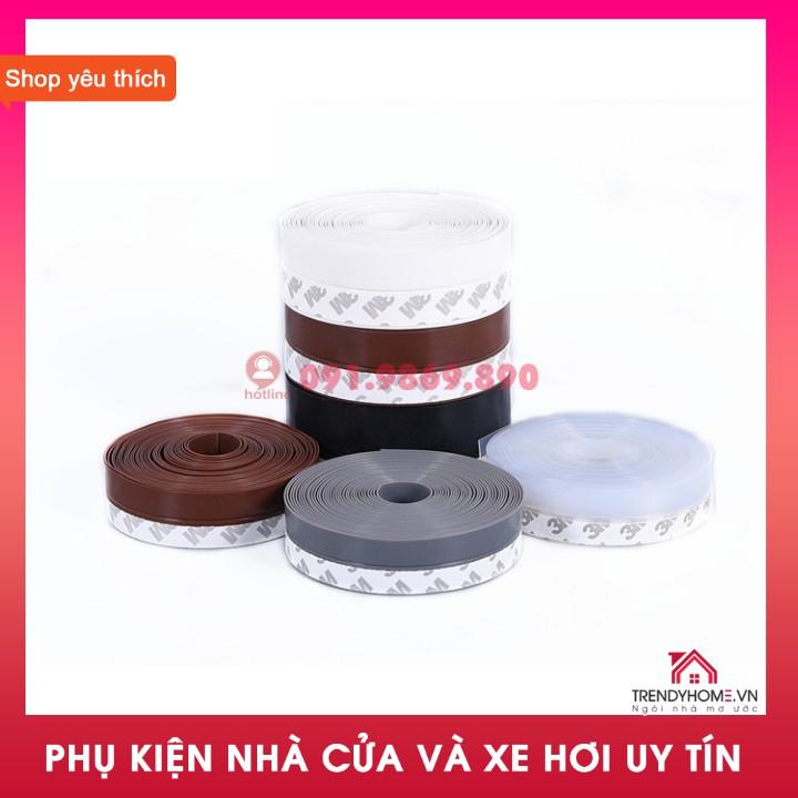 Gioăng tốt 2 Mét Ron Chân Cửa Cao Su LOẠI CẢI TIẾN Dán Chống Bụi Côn Trùng 25 35 45mm