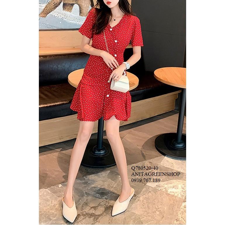 Q780520 ĐẦM SUÔNG CHẤM BI ĐUÔI CÁ