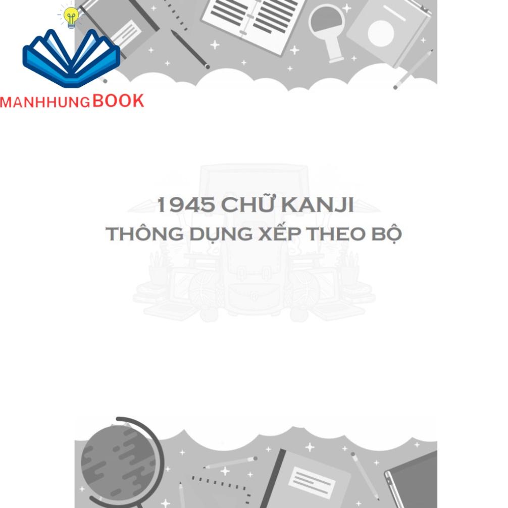 Sách - Bảng chữ Kanji thông dụng trong tiếng Nhật