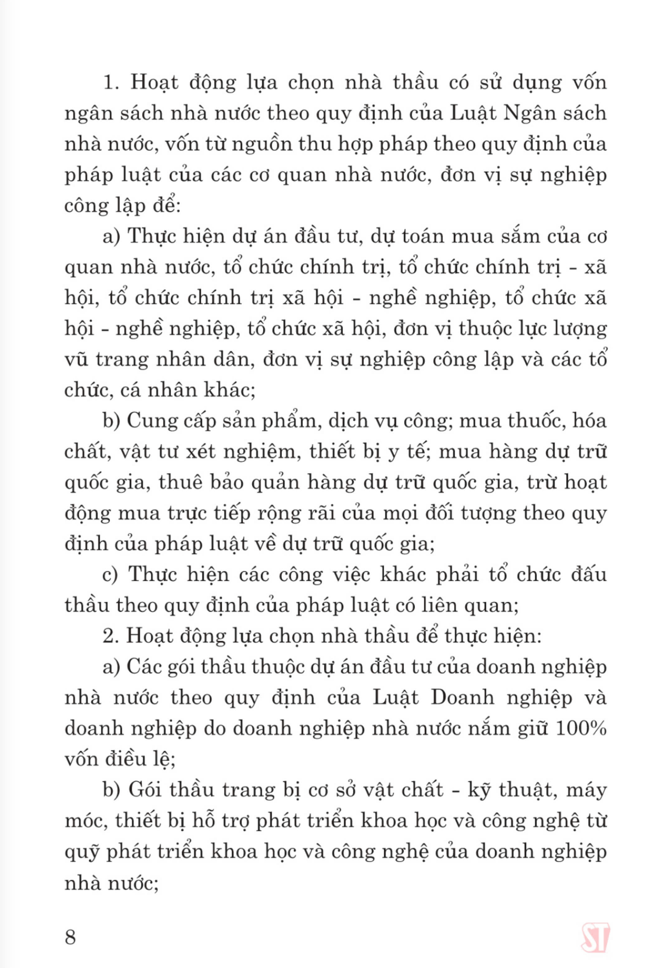 Luật đấu thầu (bản in 2024)