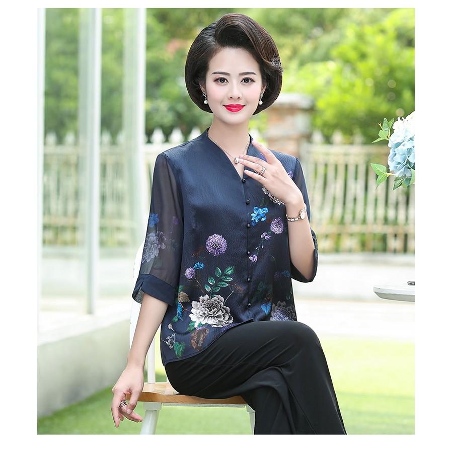Áo sơ mi đẹp cho mẹ cho bà