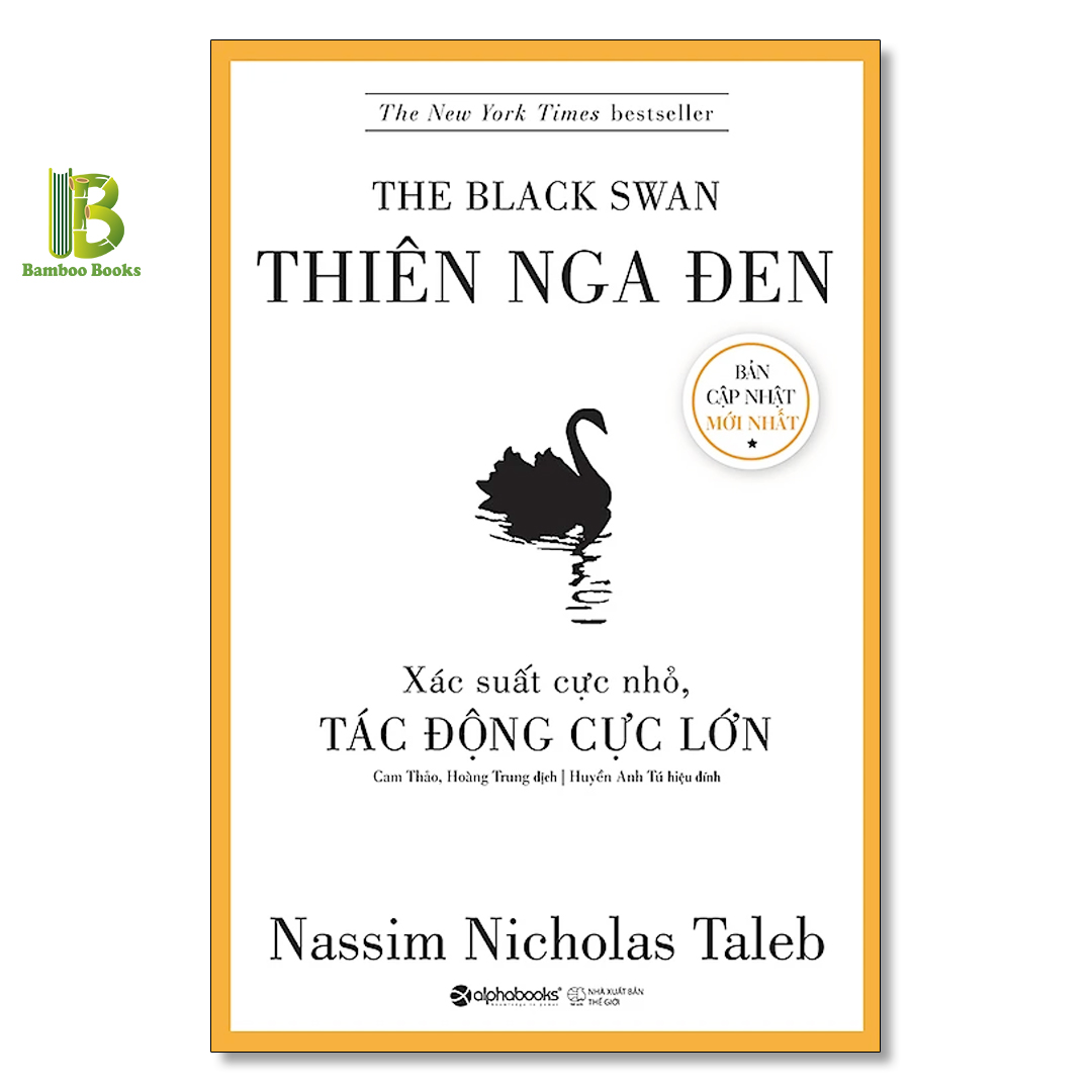 Sách - Thiên Nga Đen - Nassim Nicholas Taleb - The New York Times Best Sellers - Alphabooks - Tặng Kèm Bookmark Bamboo Books