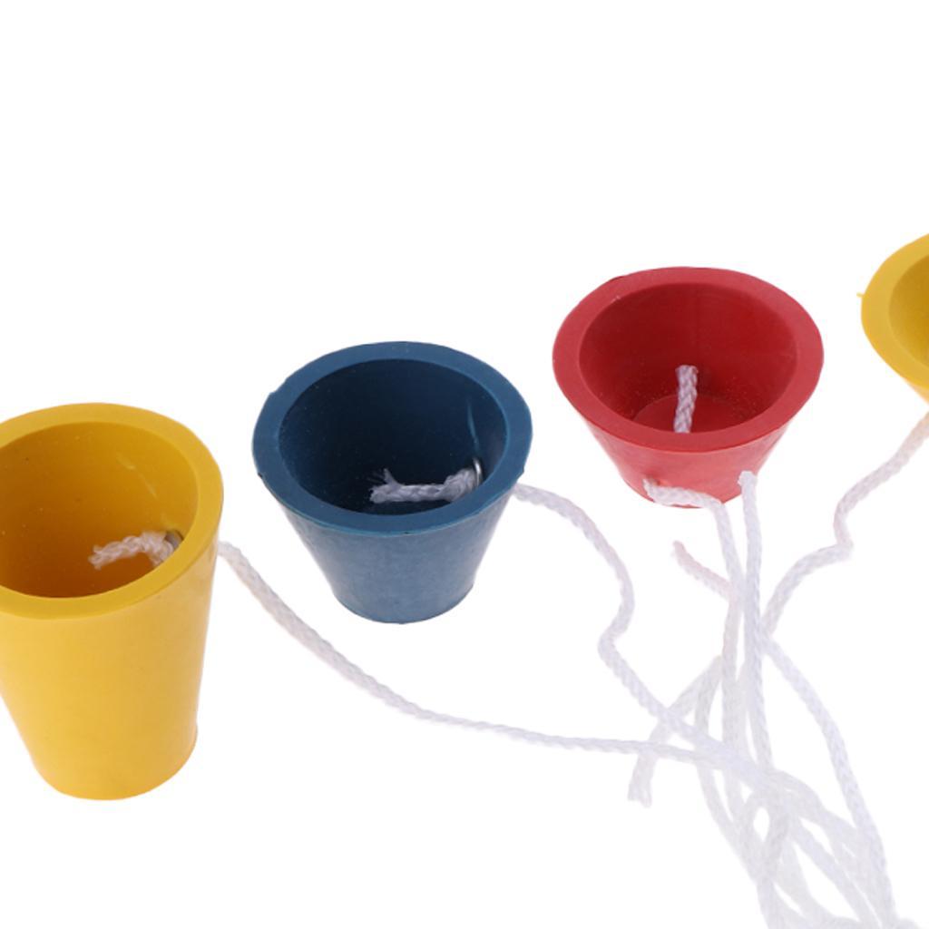 Set of 4pcs Winter Pyramid Golf Tees & 5pcs Driving Range Rubber Tee