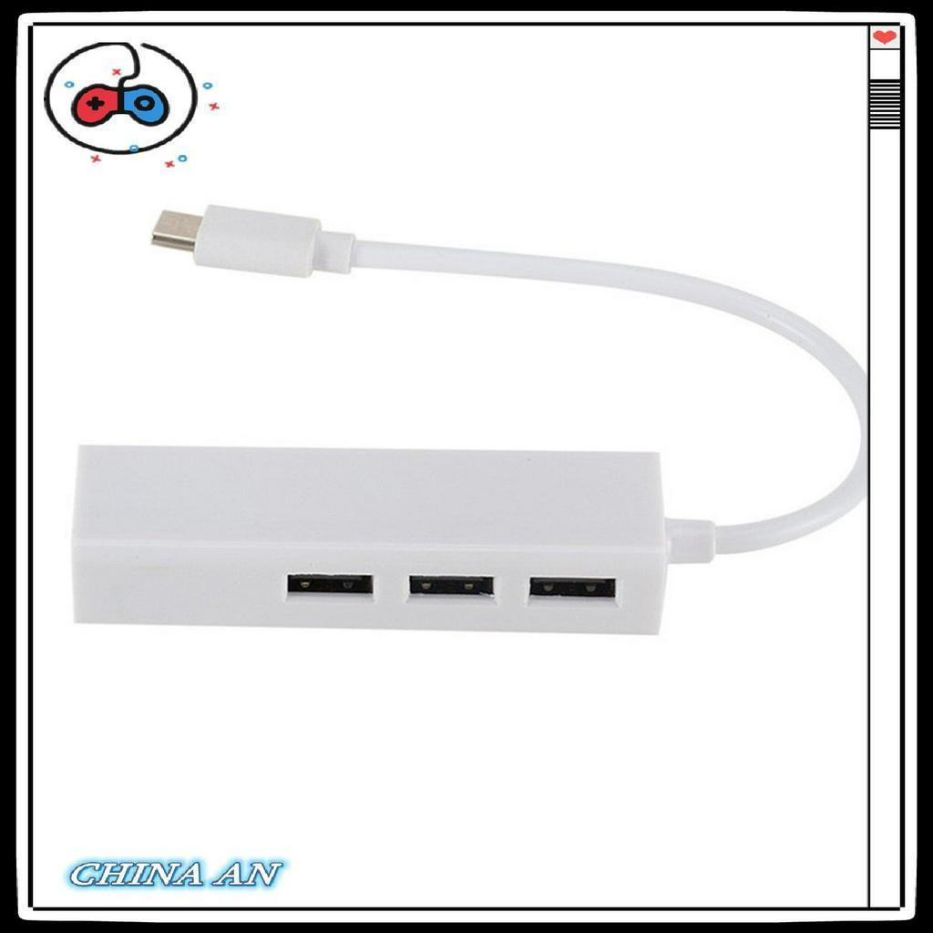 Bộ chuyển đổi nhiều cổng USB-C USB 3.1 Type-C sang cổng cáp mạng Ethernet Lan USB RJ45