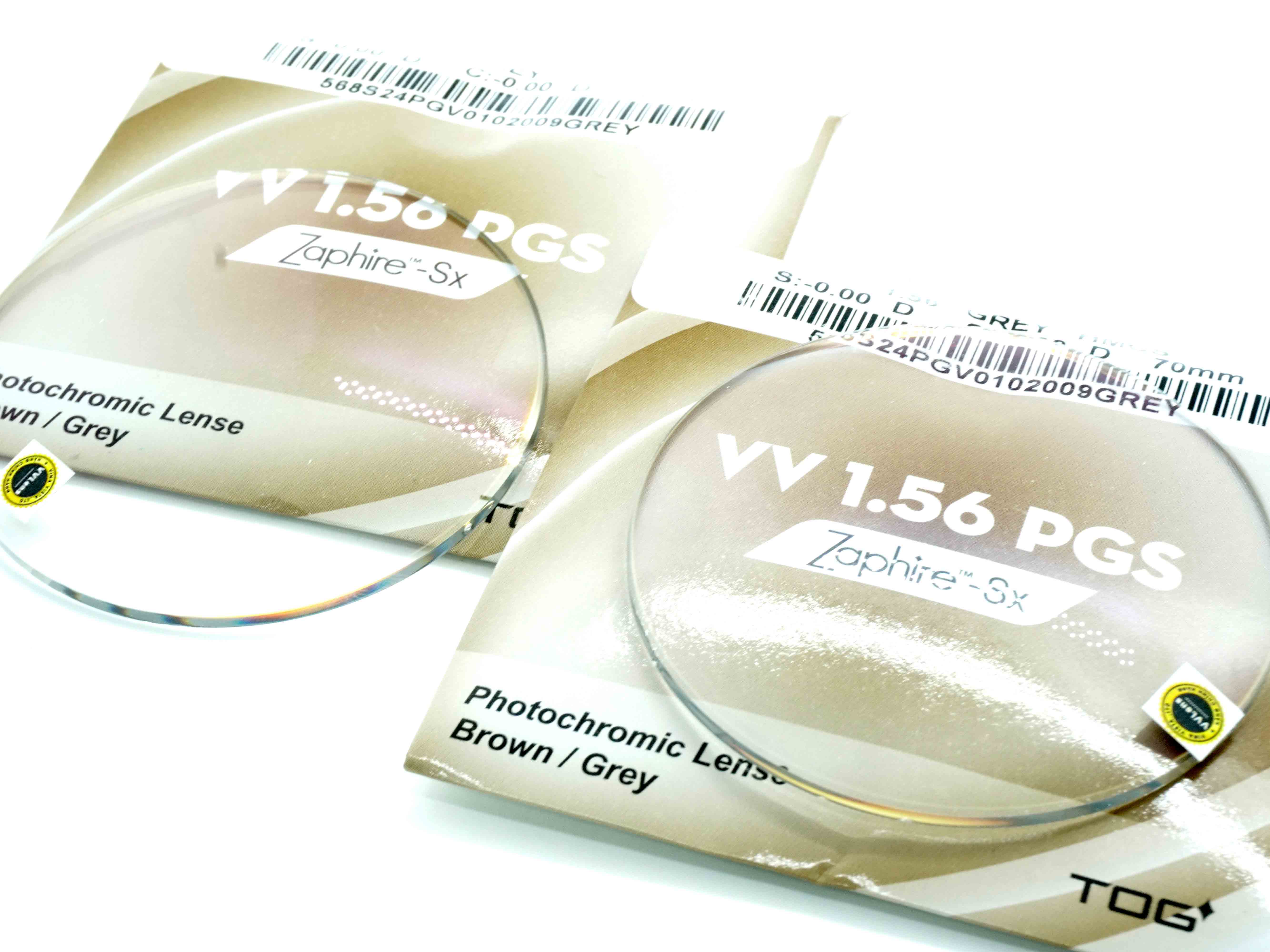 TRÒNG KÍNH ĐỔI MÀU VV-LENS/ĐỔI MÀU KHÓI ĐEN Phủ Zaphire-Sx TOG Thái Lan