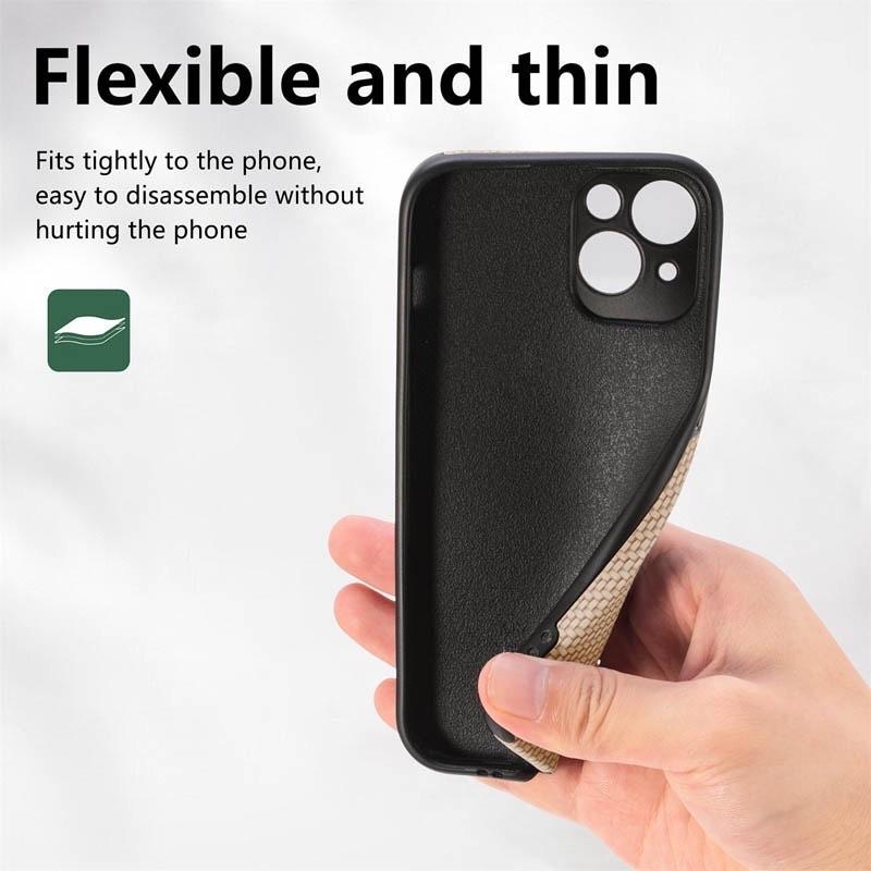 Ốp lưng dành cho iPhone 14 Pro Max vải sợi thời trang