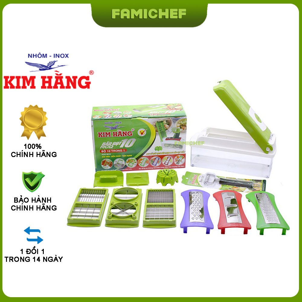 Bộ 10 dao bào gọt rau củ quả Kim Hằng KHG8010