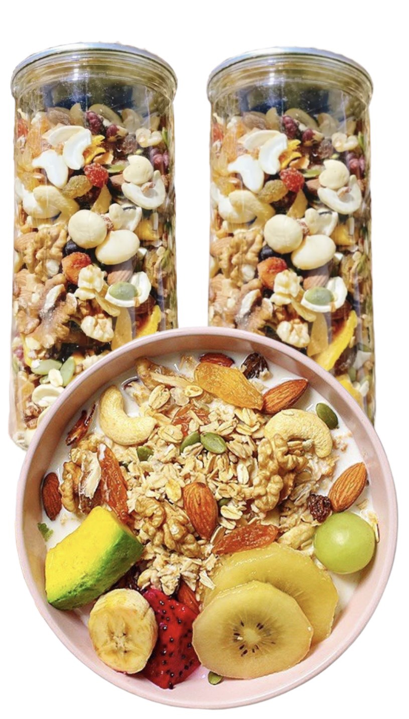 1KG GRANOLA NGŨ CỐC DINH DƯỠNG GIẢM CÂN HIỆU QUẢ TÂN LỘC PHÁT