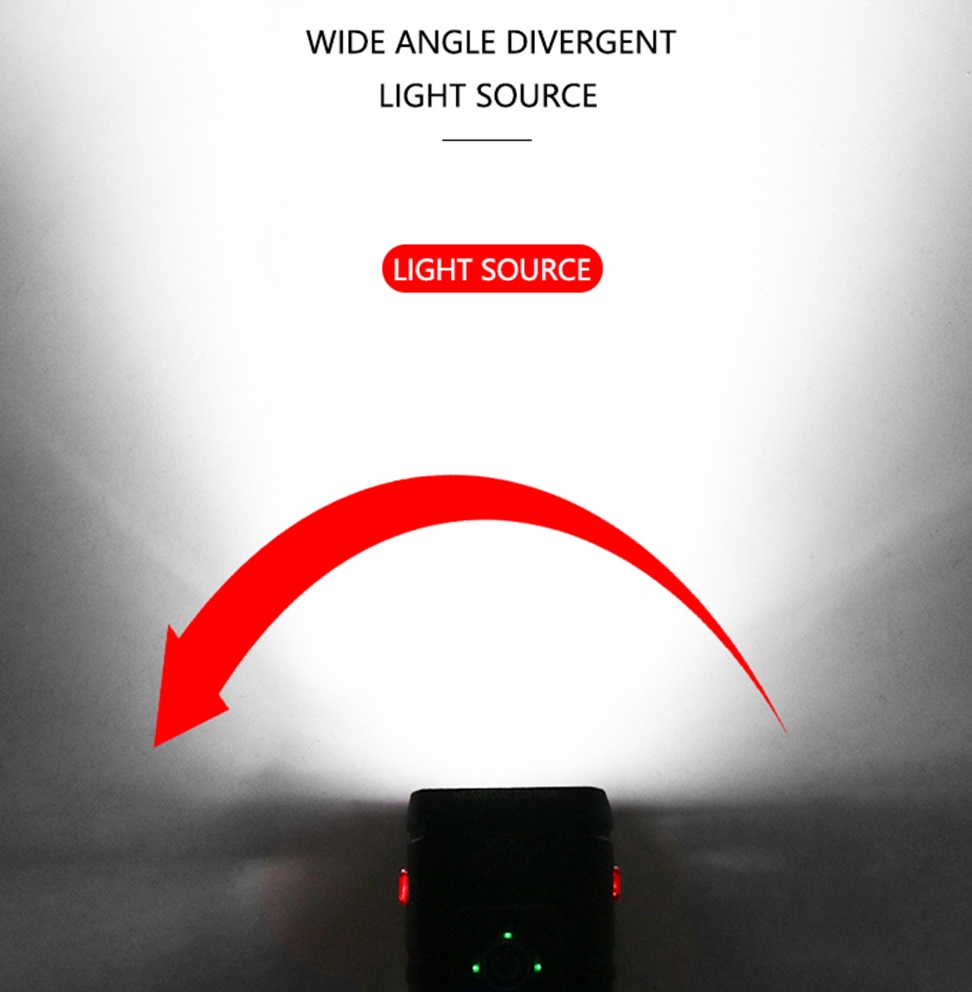 Đèn trước xe đạp T6 LED 10W 800LM dùng pin sạc - đèn xe đạp Bike Light - Hàng chính hãng
