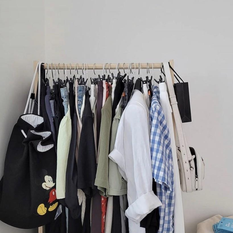 Giá Treo Quần Áo Gỗ Phong Cách Size S