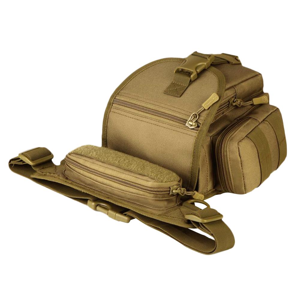 Tactical Drop Leg Bag Waist Belt Fanny Pack Utility Pouch Mud
