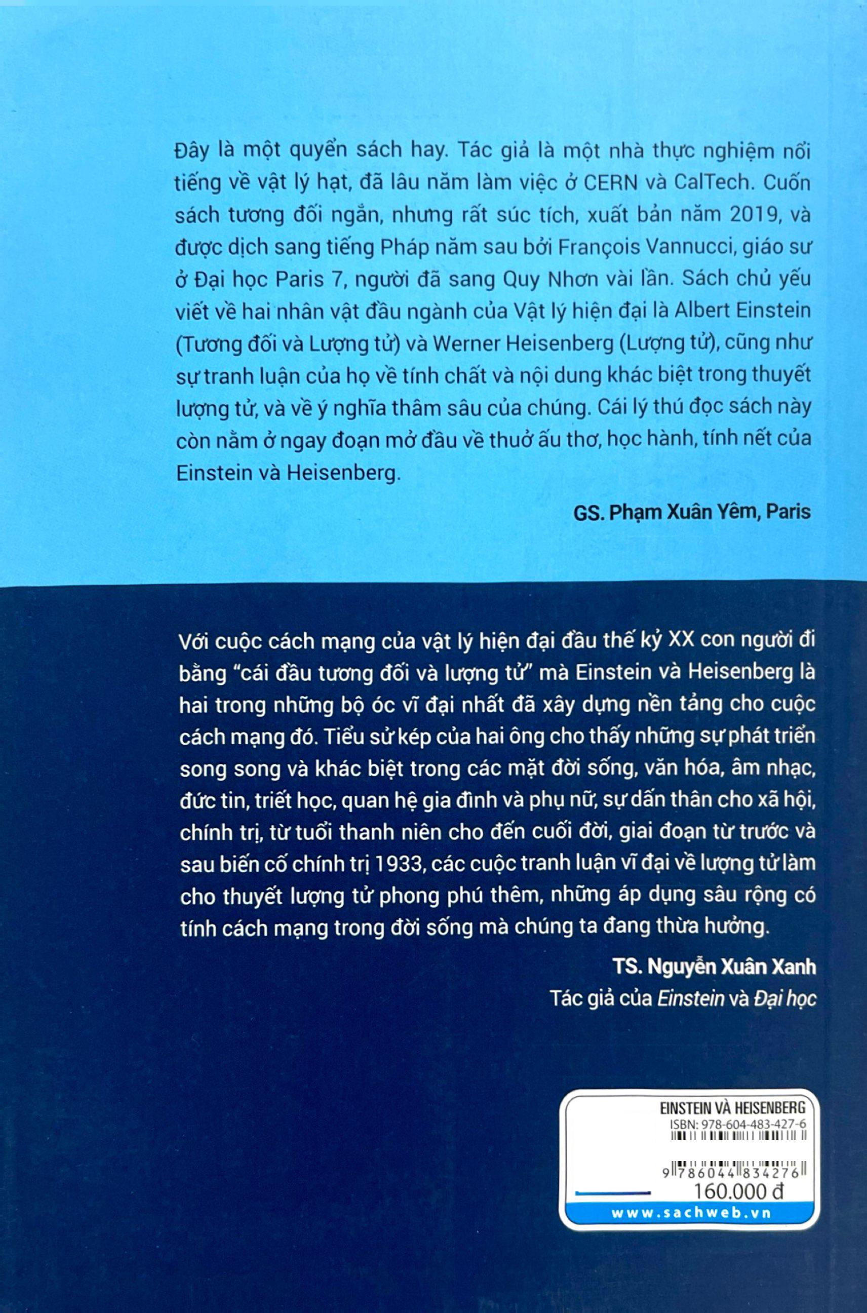 Sách - Einstein Và Heisenberg - Những Người Đặt Nền Tảng Cho Vật Lý Hiện Đại