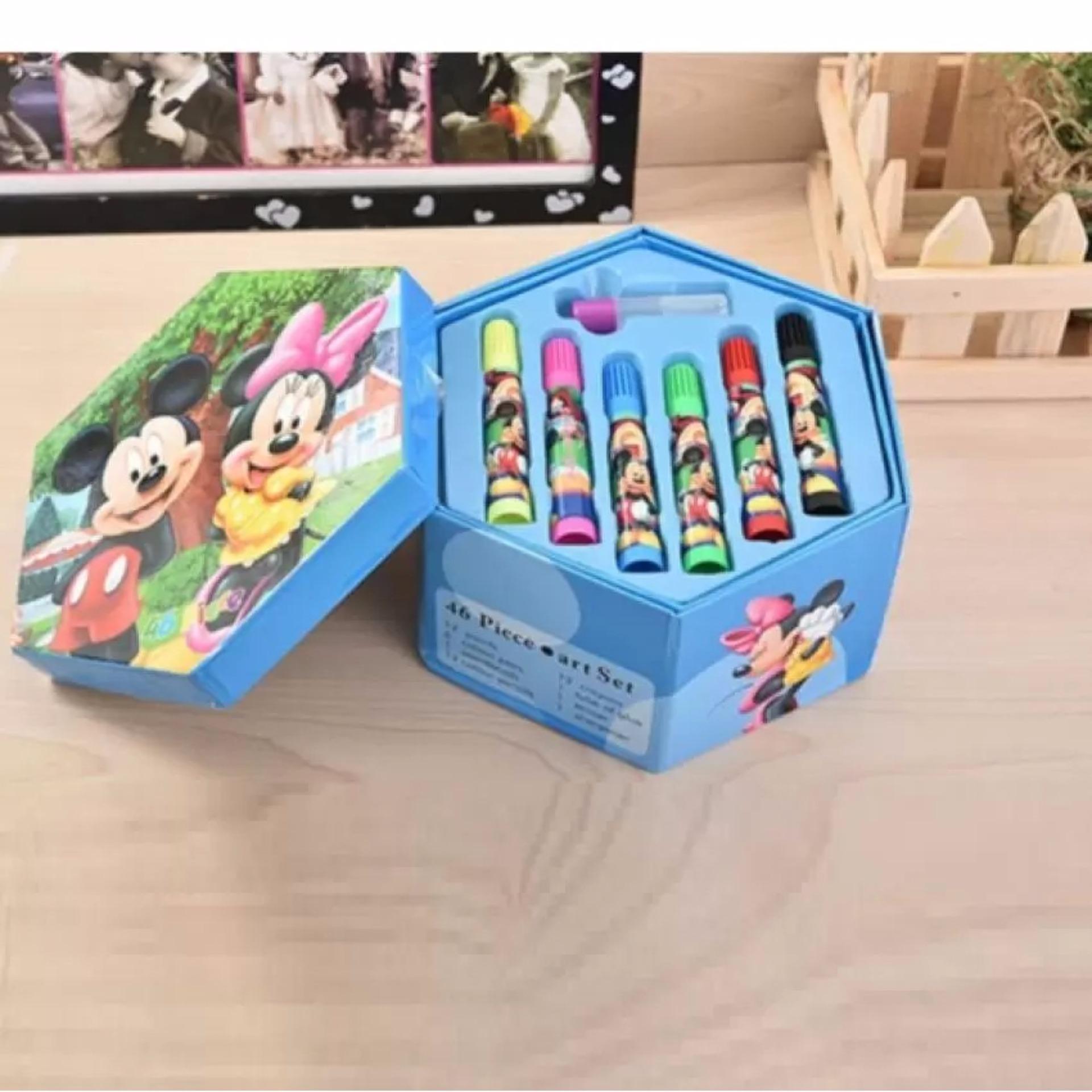 Hộp Màu 4 Tầng 42 Màu Ngộ Nghĩnh Cho Trẻ Em