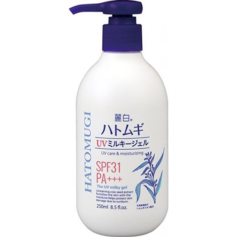 Sữa dưỡng thể chống nắng Hatomugi SPF31 PA+++ Nhật Bản 1