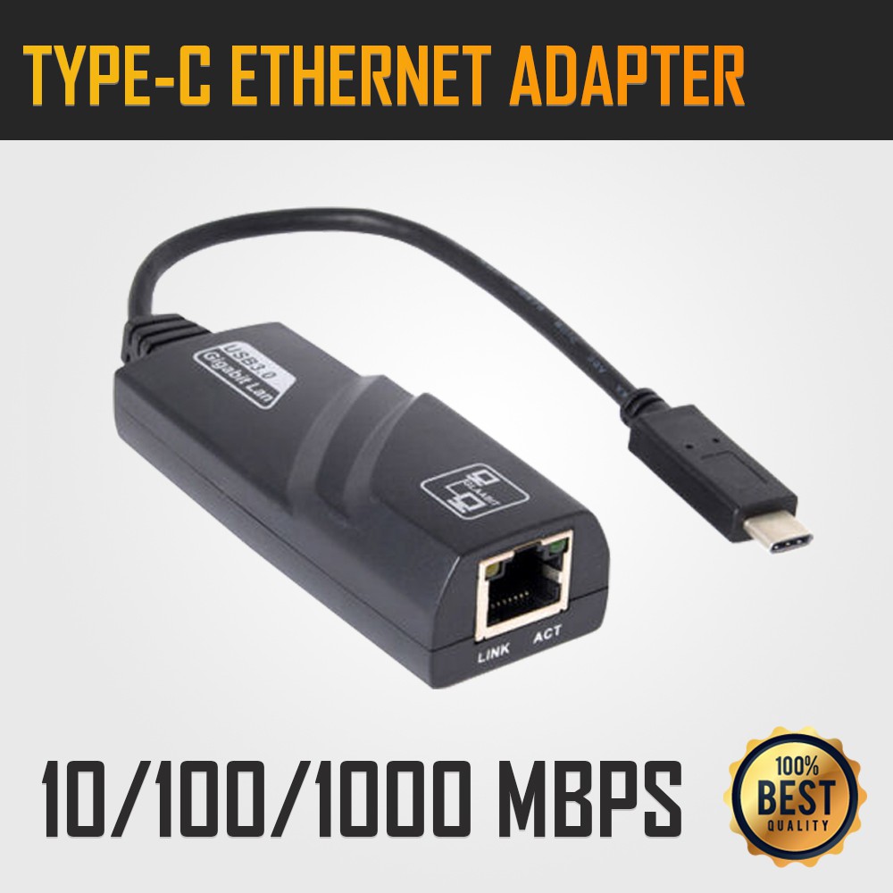 Cáp chuyển usb Type C sang Lan Gigabit 1000Mbps Winet WN-UEC1000 Hàng chính hãng, cung cấp cổng gắn dây mạng cho laptop đời mới