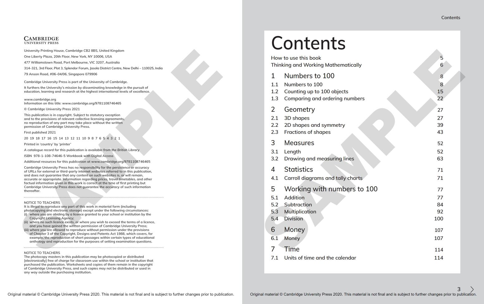 Cambridge Primary Mathematics Workbook 2 With Digital Access (1 Year) 2nd Edition