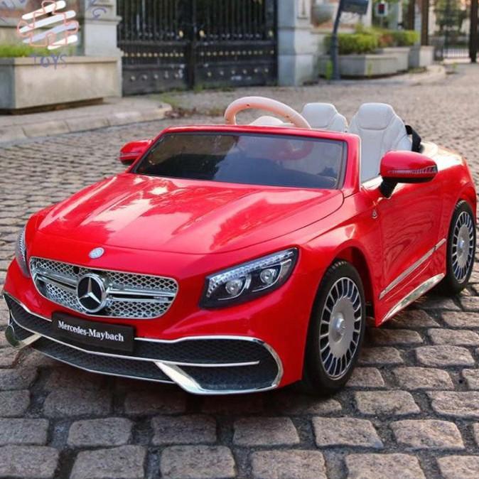 Ô tô điện trẻ em MERCEDES S650 ghế da sơn tĩnh điện 2 chỗ 4 động cơ