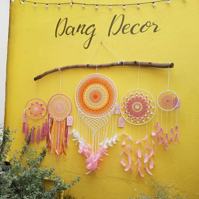 set dreamcatcher 5 cái trang trí nội thất( có nhiều màu)