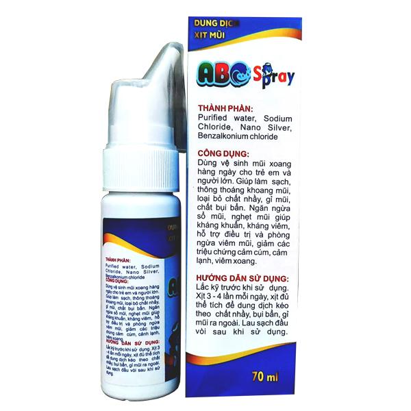 Dung dịch xịt mũi kháng viêm - ABC spray