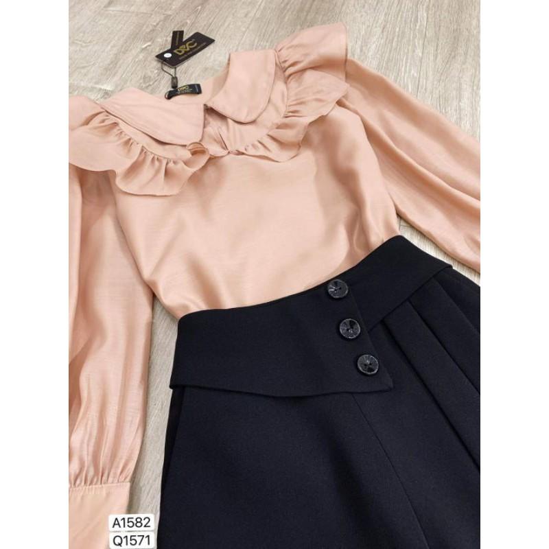 Quần baggy cạp lệch 3 khuy Q009