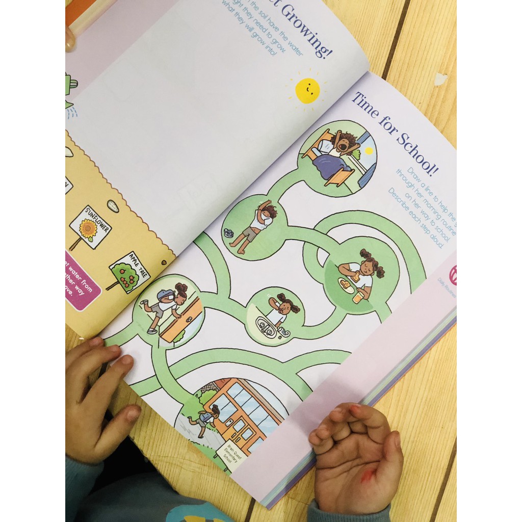 Sách: Summer brain quest k1 ( 5 - 6 tuổi ) - Á Châu Books, bìa mềm in màu