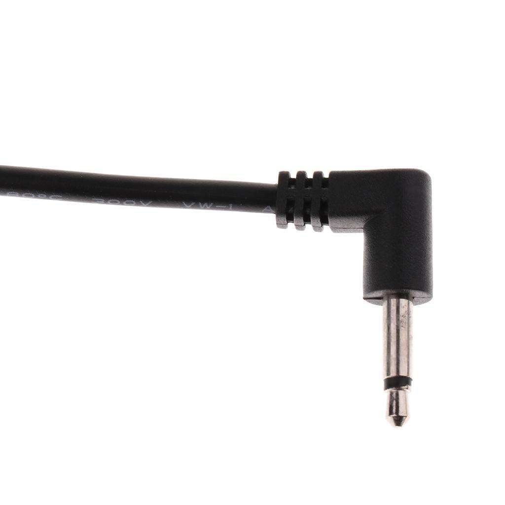 5pcs 5.5mm to 3.5mm Guitar Effect Pedals Power Supply Cable 20.5cm