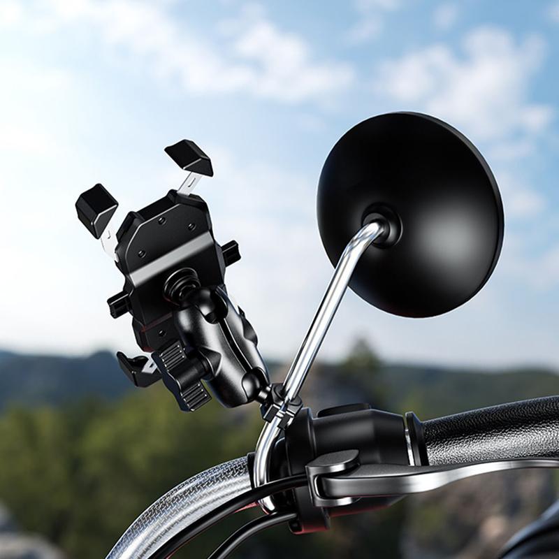 Bóng đầu 1 inch Mount Mount Bộ chuyển đổi xe máy Phía sau Vít M8 M10 Vít cho GoPro Insta360 X3 Máy ảnh hành động