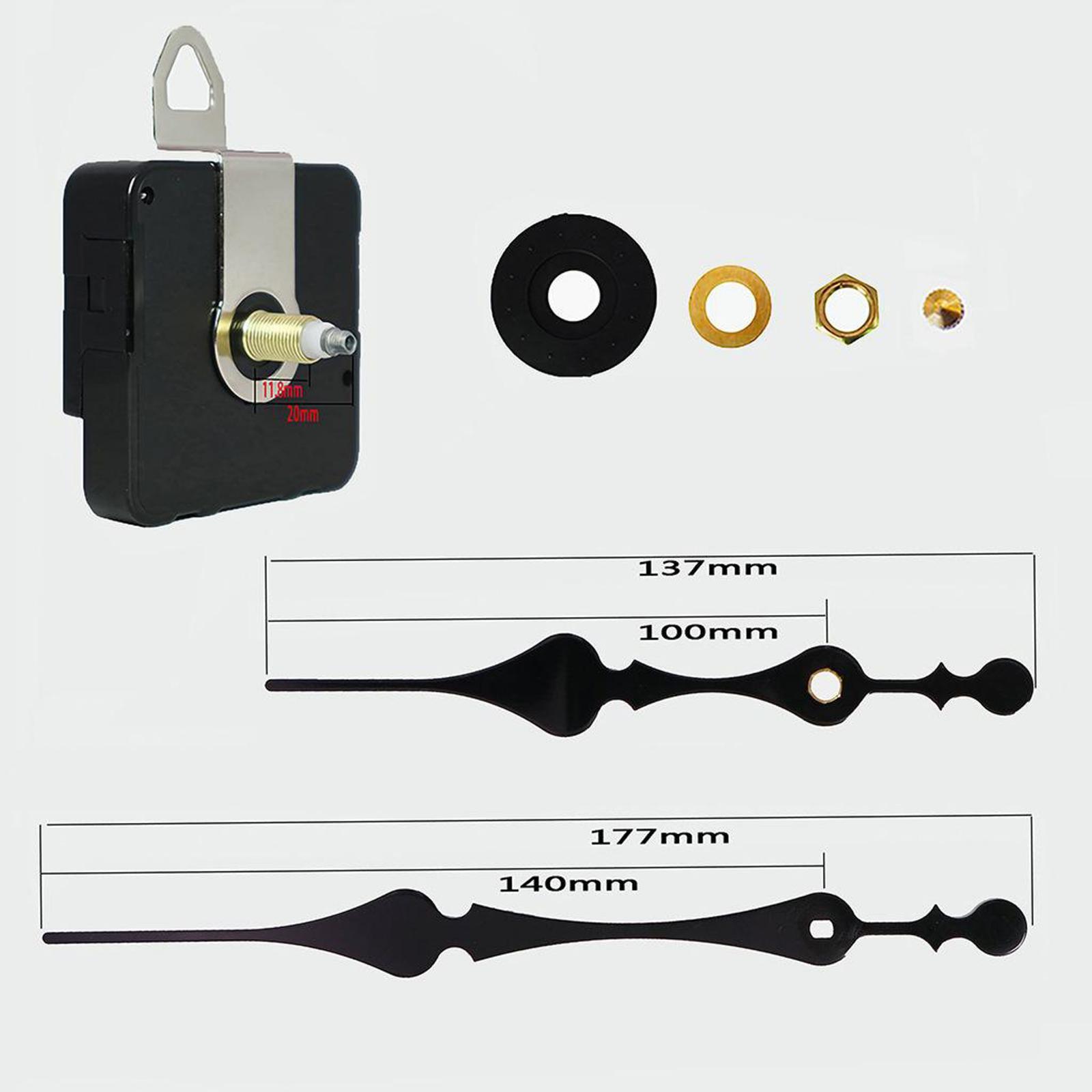 DIY Wall Clock Movement for Mechanism Repair Part Tool Kit