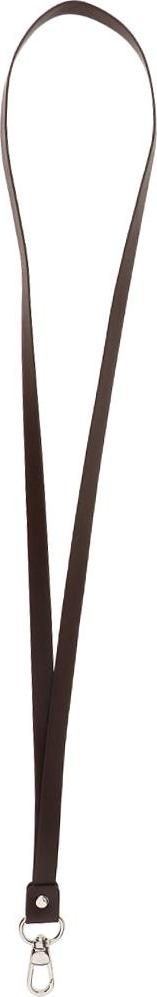 PU Leather Neck Strap Lanyard Metal Clips for ID Cards Badges
