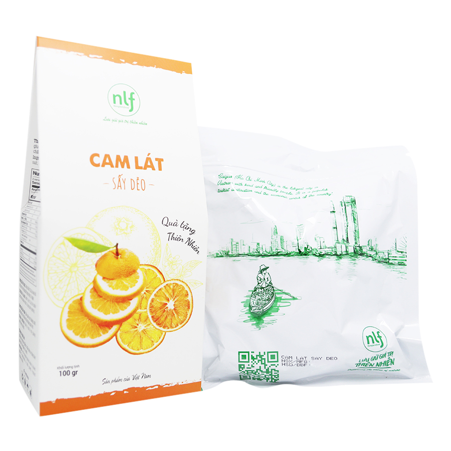 Cam Úc lát sấy dẻo Nonglamfood hộp 100g | Healthy Snack | Ăn vặt hỗ trợ giảm cân tăng đề kháng