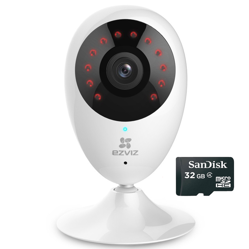 Camera IP  Ezviz CS-CV206 (C2C 1080P) Kèm thẻ nhớ 32GB Sandisk - Hàng chính hãng