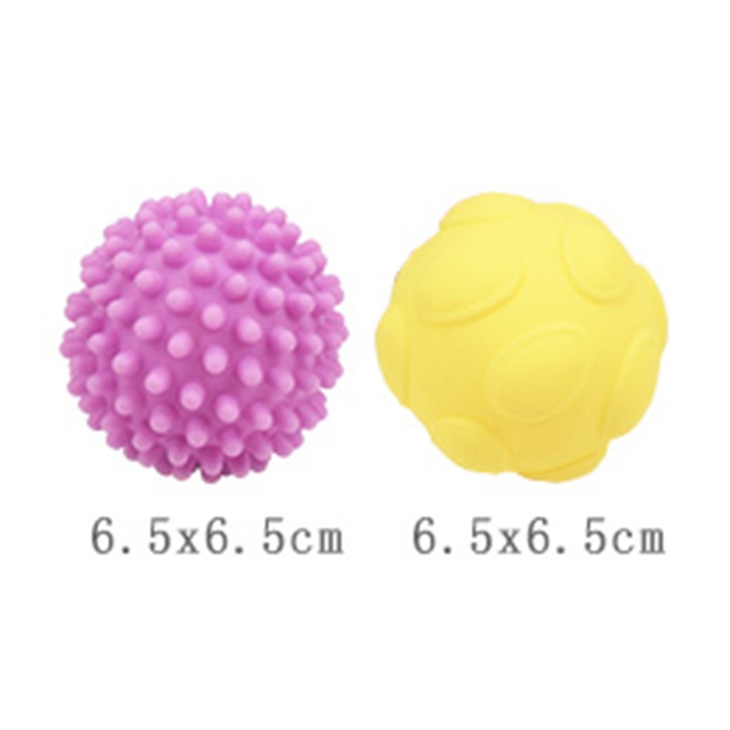 Đồ Chơi Giáo Dục Sớm HUANGER HE0207 Textured Balls - 6 Bóng Gai Cho Bé Từ 6 Tháng Tuổi