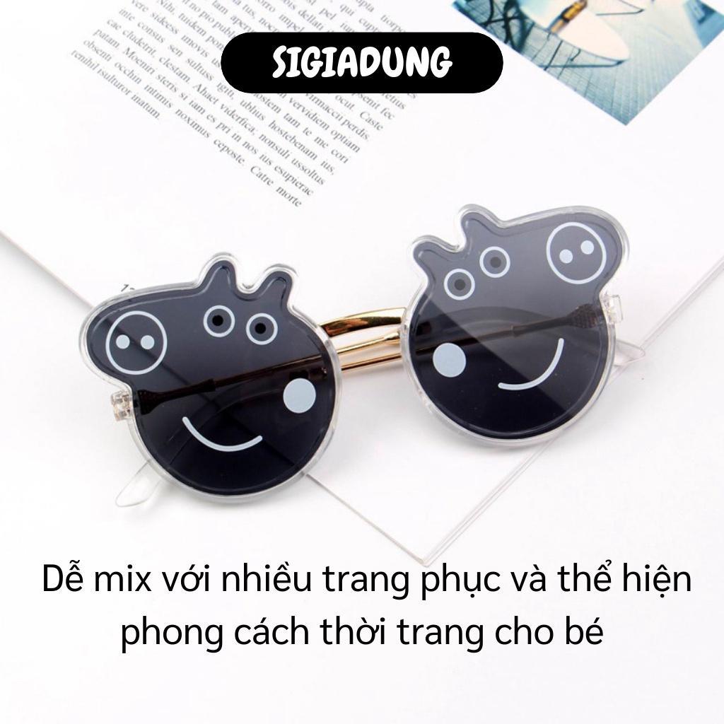 Kính Râm Cho Bé - Kính Mát Thiết Kế Hình Heo Peppa Tránh Tia UV Và Bụi Cho Bé 6397