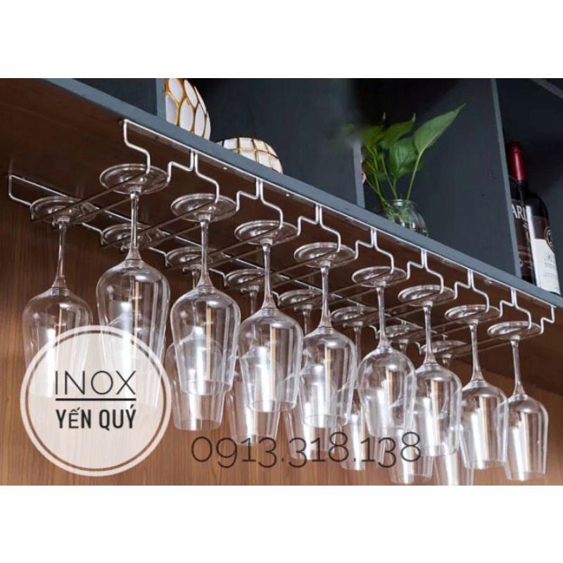 INOX304 GIÁ KỆ TREO LY SÂU 18CM 3/4/5/6/7 HÀNG CHẤT LIỆU BẰNG INOX 304