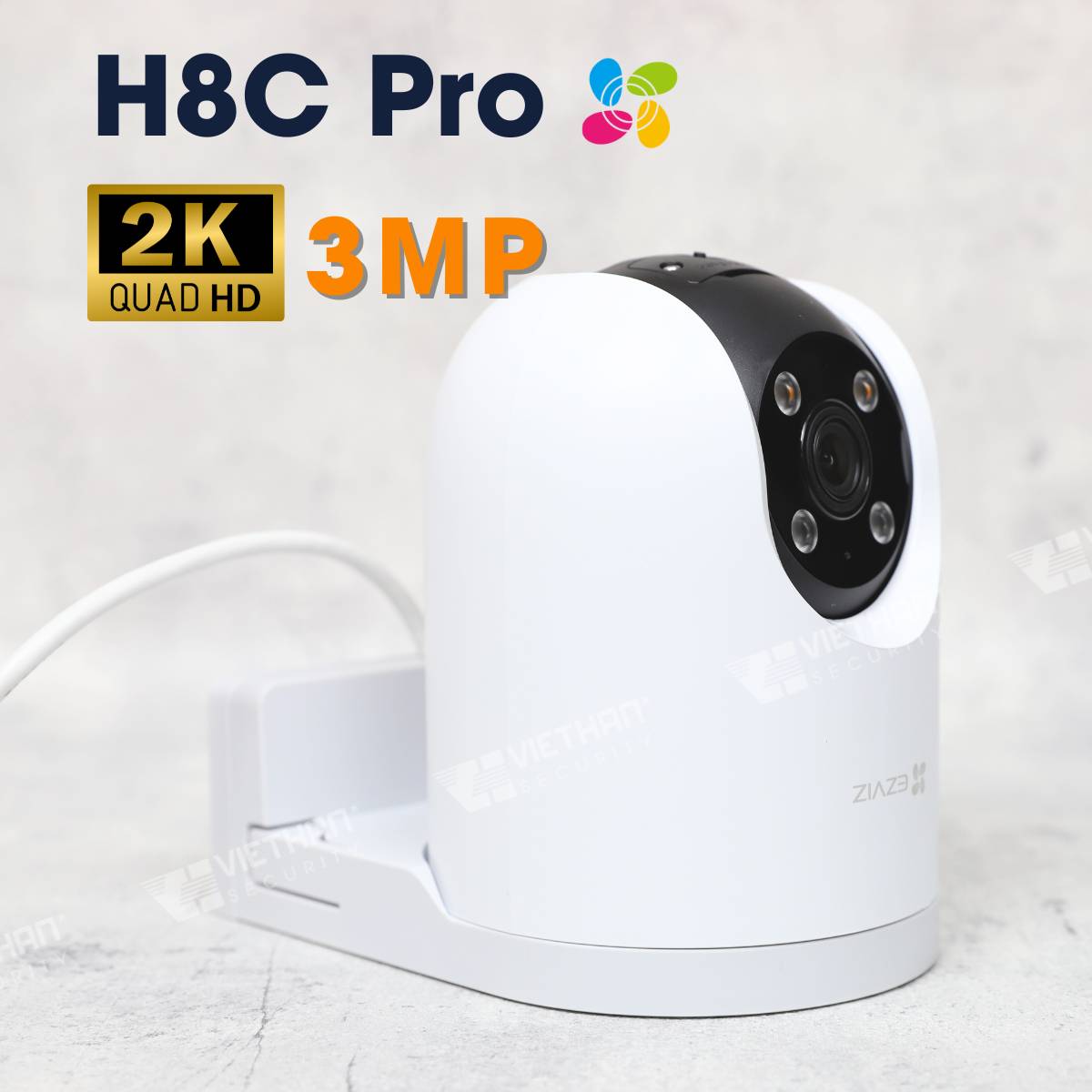 Camera Wi-fi EZVIZ H8C 2MP Ngoài Trời, Quay Quét 360 Độ, Đàm Thoại 2 Chiều, Ghi Hình Màu Ban Đêm- Hàng Chính Hãng
