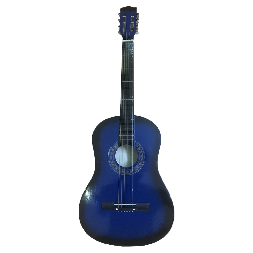 Đàn Guitar acoustic GU02 màu xanh dương dáng D