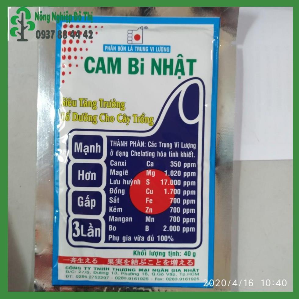 Phân bón lá trung vi lượng Cambi Nhật gói 40g