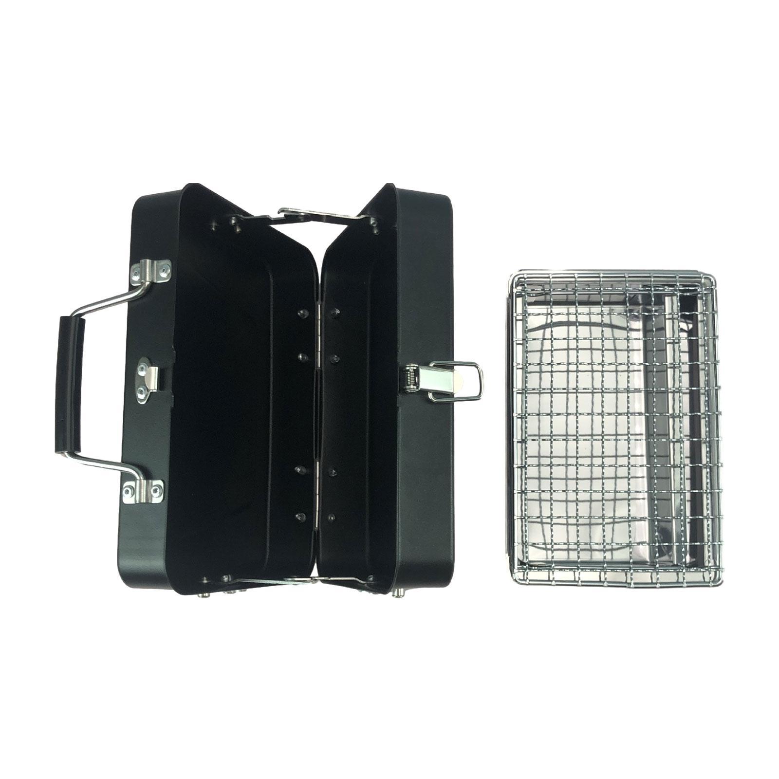 Portable Grill Foldable Stainless Steel Camping Grill Barbecue Grill for Travel, Campfire , Home
