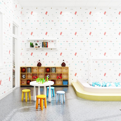 Bộ 10 Tấm Xốp Dán Tường Hoạt Hình Mèo Ú Dễ Thương, Kích Thước 70cm x 77cm