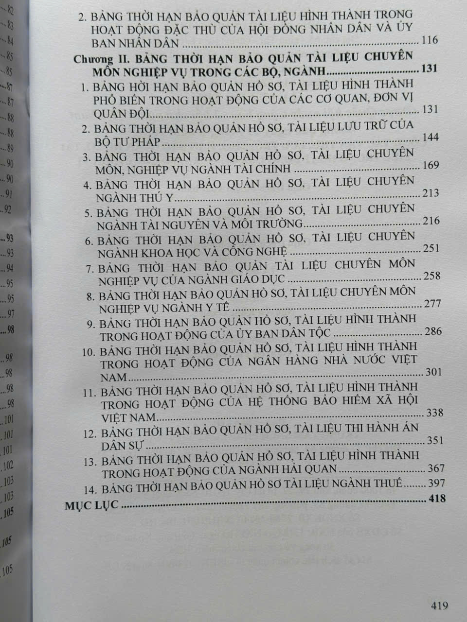 Sách Luật Lưu Trữ – Công Tác Văn Thư, Lưu Trữ, Thời Hạn Bảo Quản Hồ Sơ, Tài Liệu Trong Hoạt Động Của Cơ Quan, Tổ Chức, Đơn Vị (V2515T)