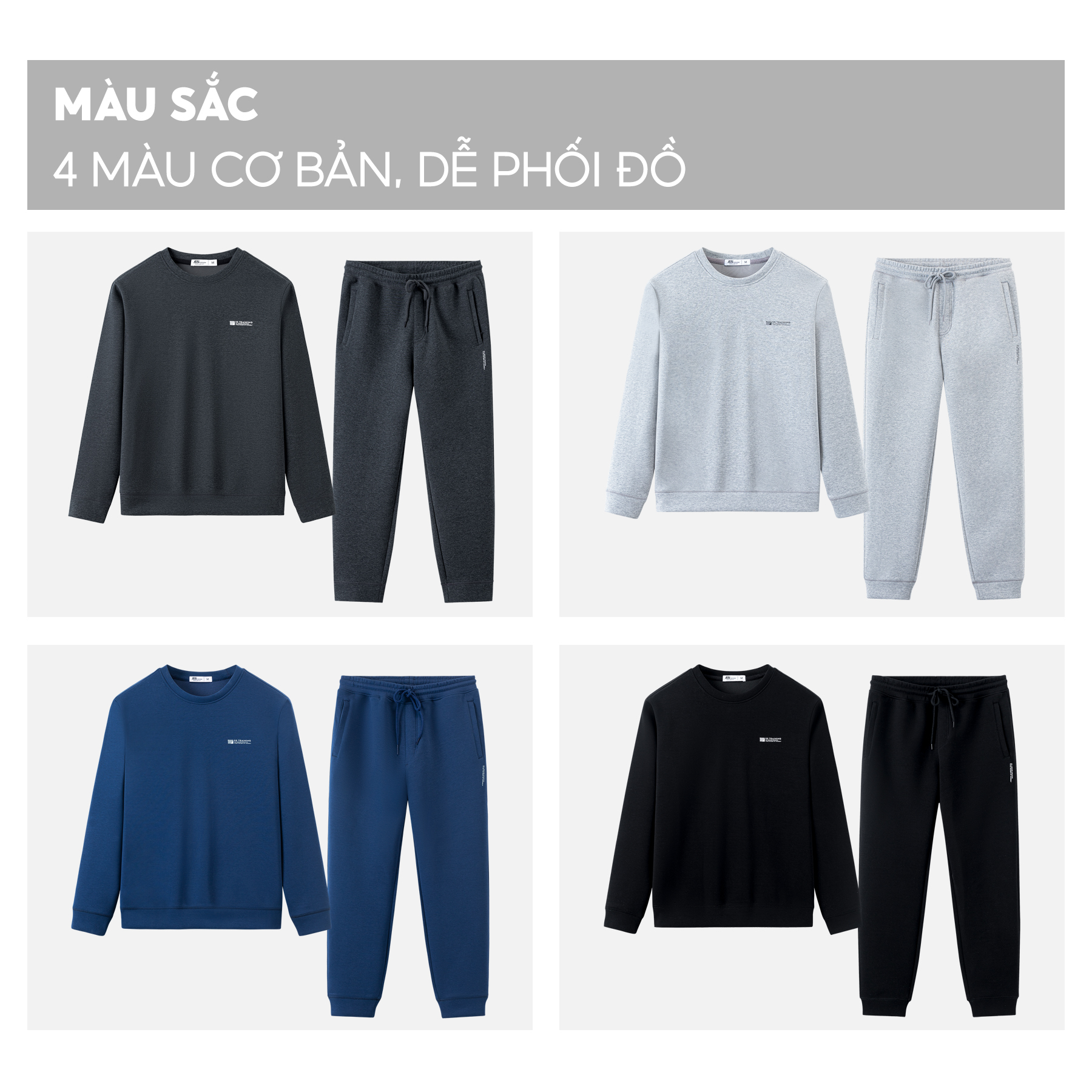 Bộ Quần Áo Dài Tay Nam 5S FASHION, Chất Nỉ Cotton, Thiết Kế In Khỏe Khoắn, Năng Động