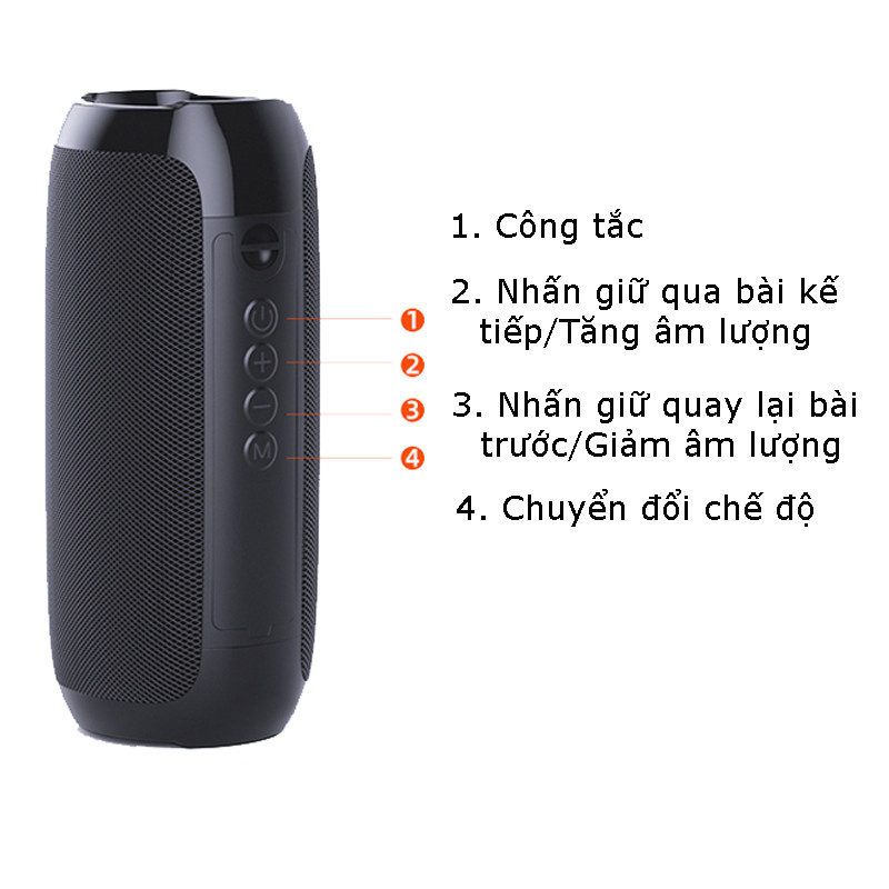 Loa Nghe Nhạc Ngoài Trời Chống Thấm Nước Âm Siêu Trầm - Hàng Chính Hãng